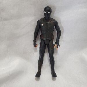 Marvel Spiderman Far From Home Stealth Suit 5.5" Action Figure 2019 Hasbro Black
